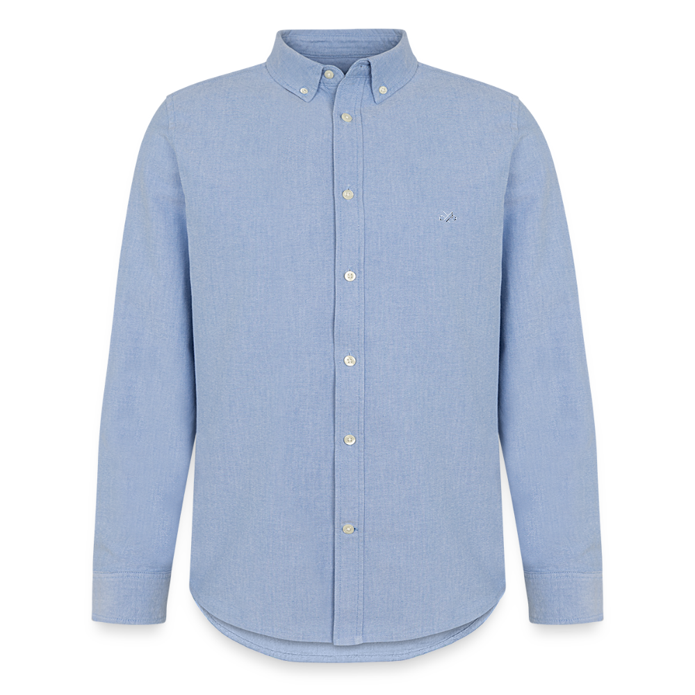 Men's Oxford Shirt by Stanley/Stella - carolina blue