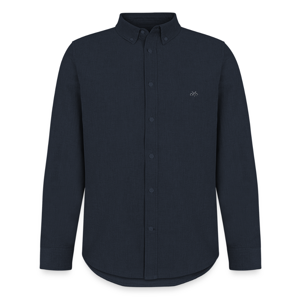 Men's Oxford Shirt by Stanley/Stella - navy
