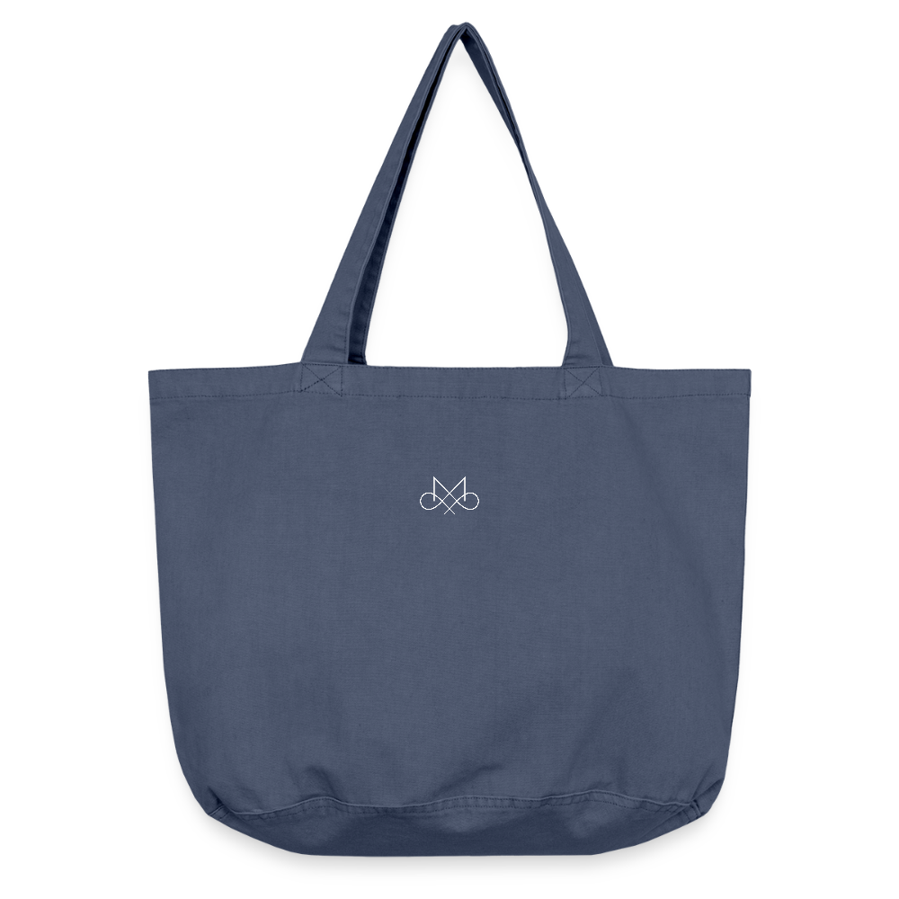 Vintage-washed Shopper - vintage denim
