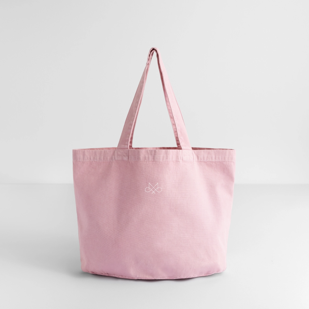 Vintage-washed Shopper - vintage rose