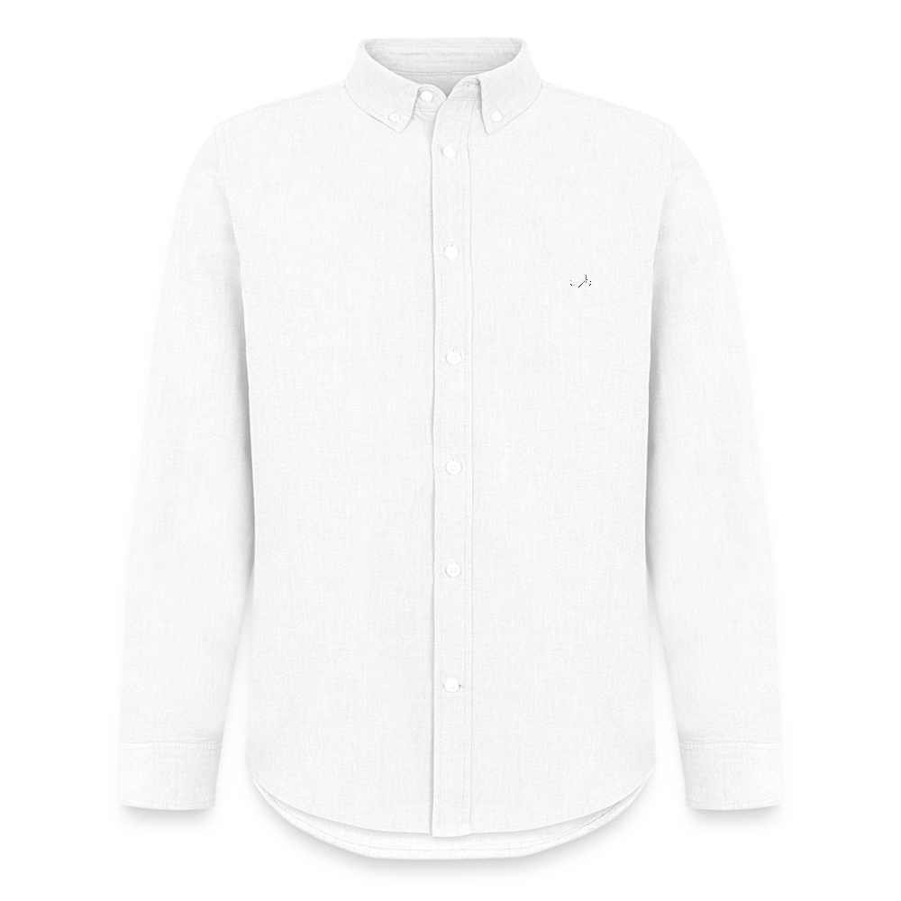 Men's Oxford Shirt by Stanley/Stella - white