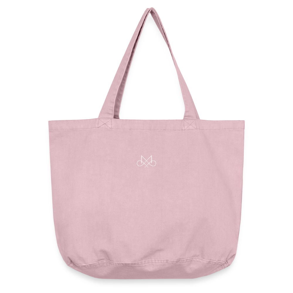Vintage-washed Shopper - vintage rose