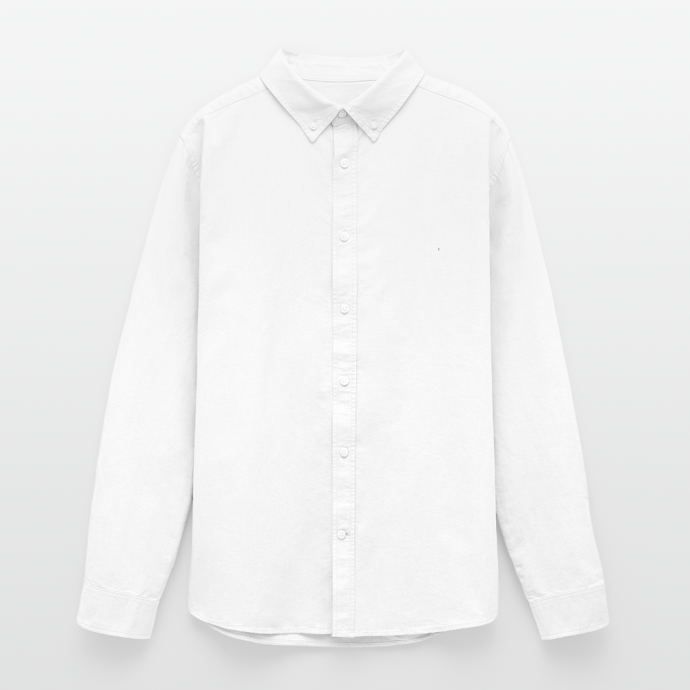 Men's Oxford Shirt by Stanley/Stella - white