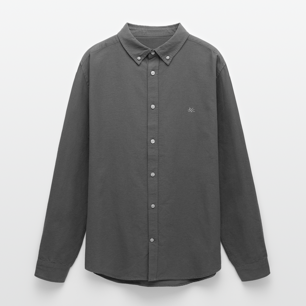 Men's Oxford Shirt by Stanley/Stella - anthracite