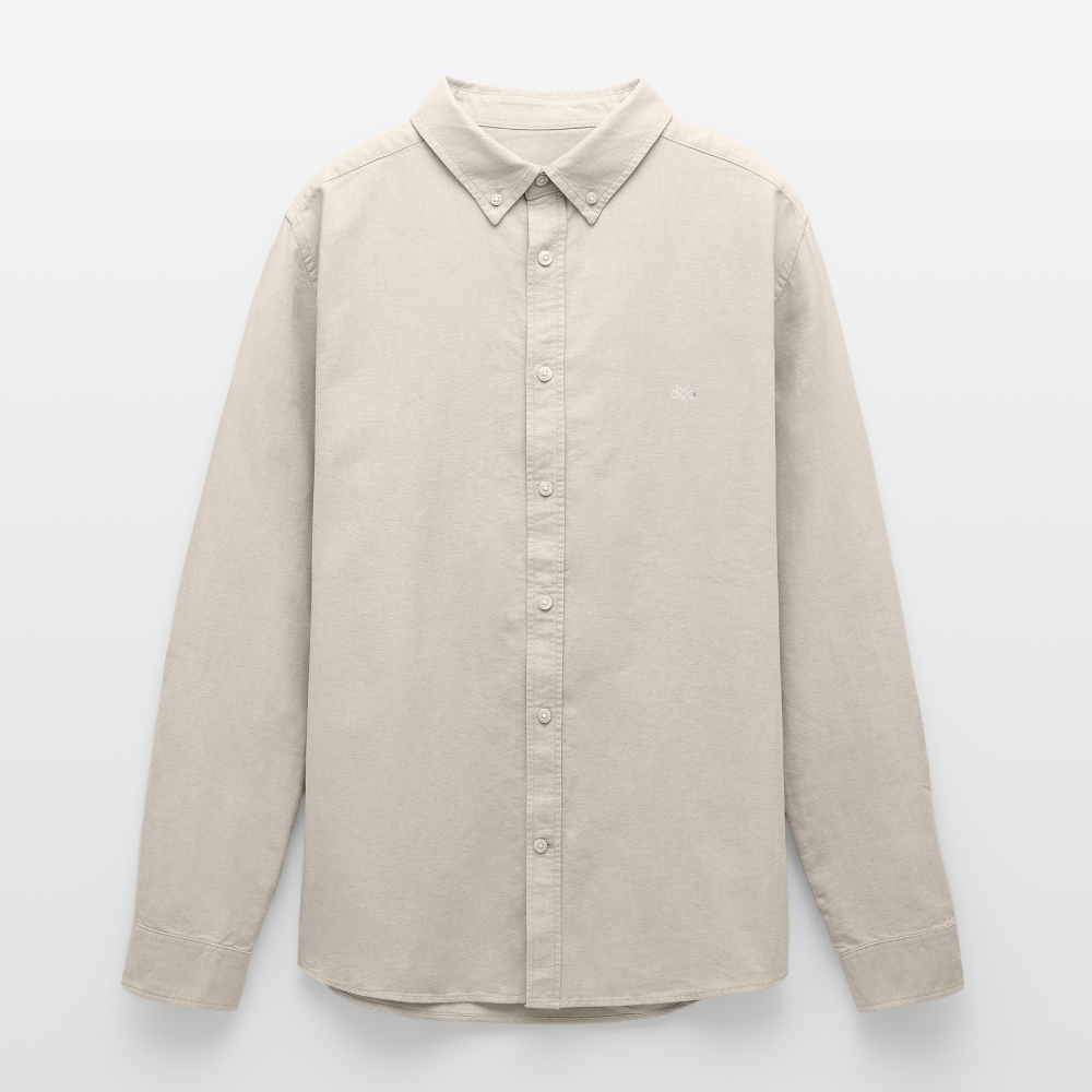 Men's Oxford Shirt by Stanley/Stella - beige