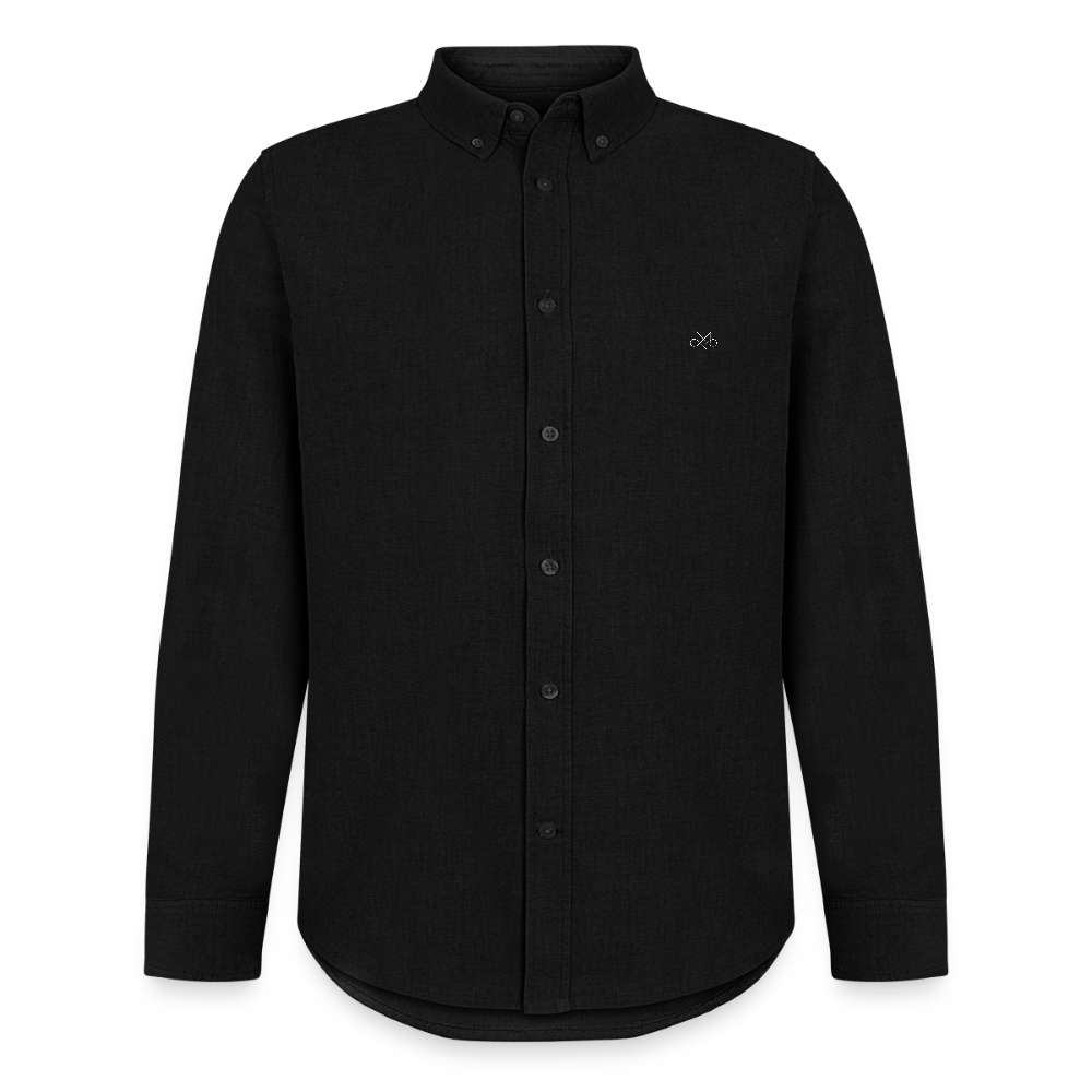 Men's Oxford Shirt by Stanley/Stella - black
