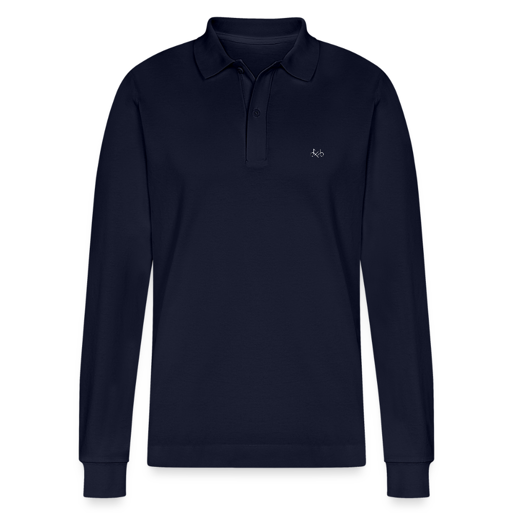 Stanley/Stella Organic Unisex Long-Sleeved Polo Shirt Prepster - navy