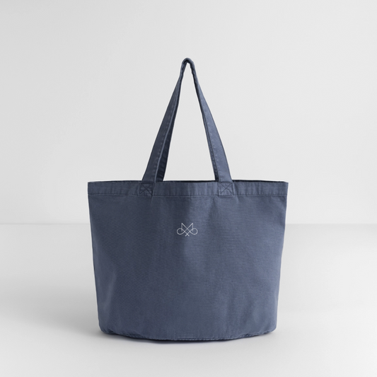 Vintage-washed Shopper - vintage denim