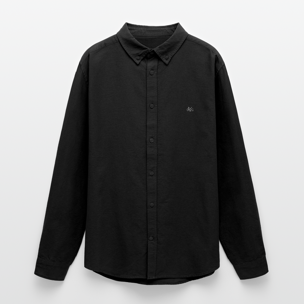 Men's Oxford Shirt by Stanley/Stella - black