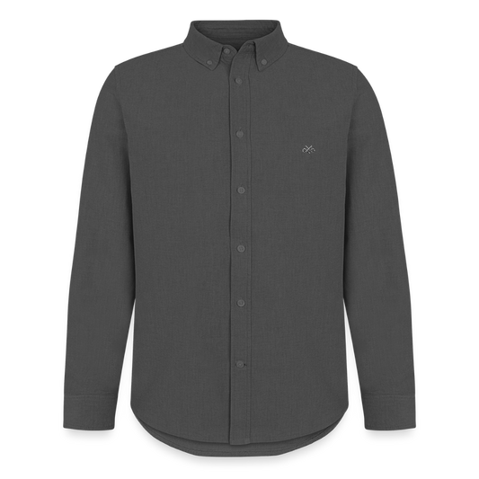 Men's Oxford Shirt by Stanley/Stella - anthracite