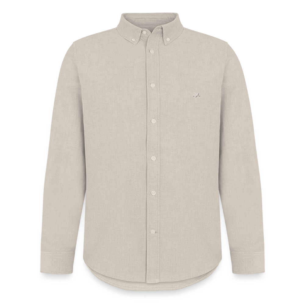 Men's Oxford Shirt by Stanley/Stella - beige